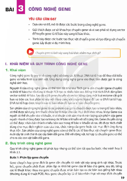 Bài 3: Công Nghệ Gene