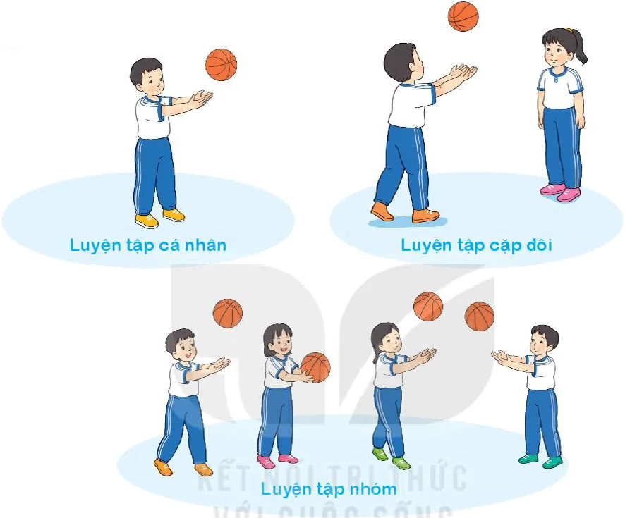 Bài 3. Động tác tung – bắt bóng bằng hai tay
