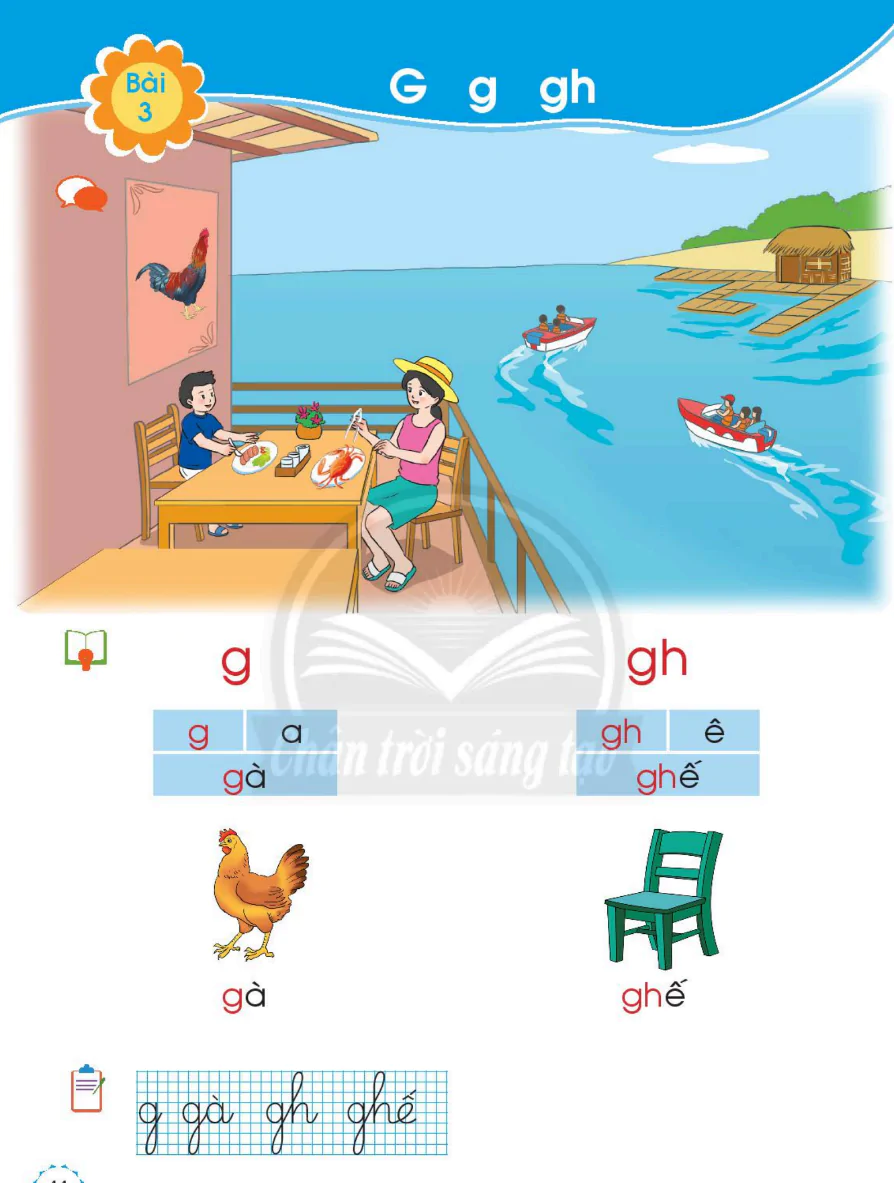 Bài 3: G g ghi