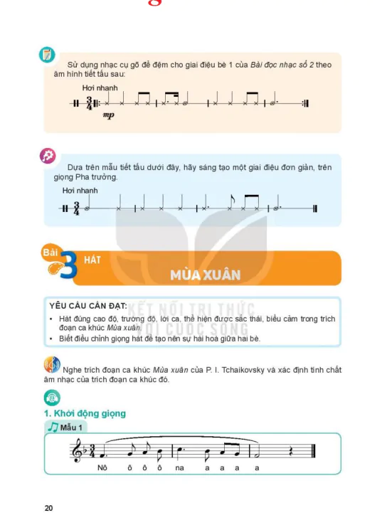 Bài 3: Hát - Mùa xuân
