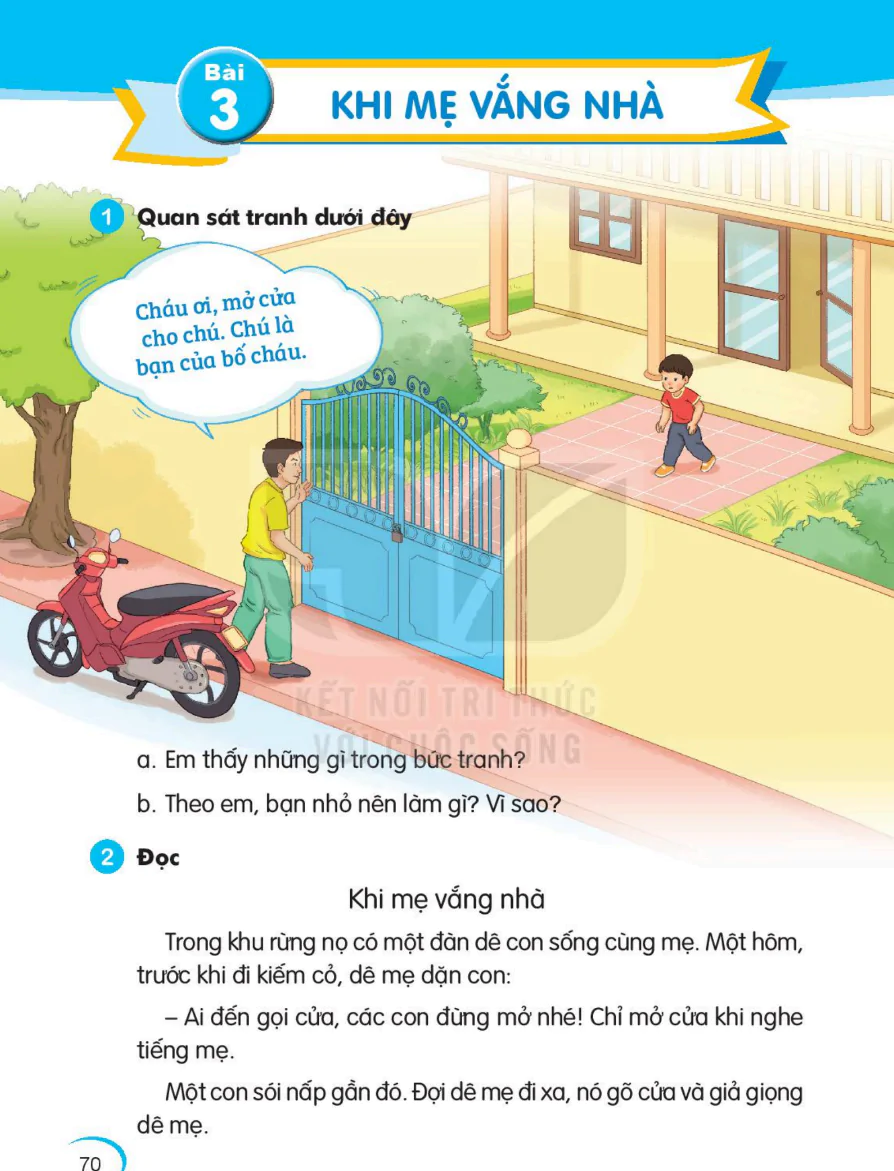 Bài 3: Khi Mẹ Vắng Nhà
