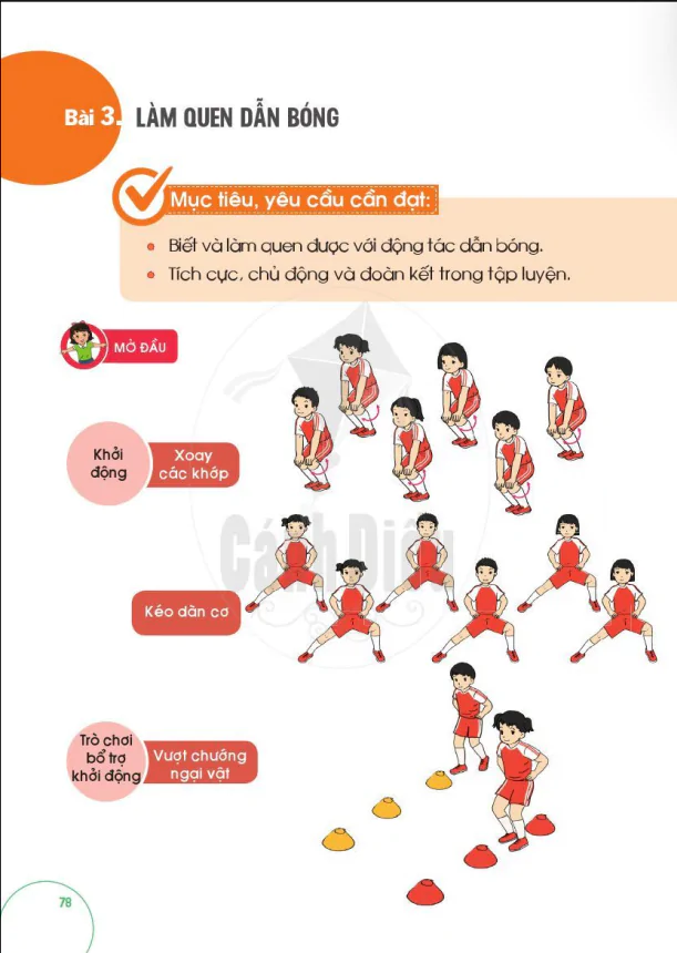 BÀI 3: LÀM QUEN DẪN BÓNG