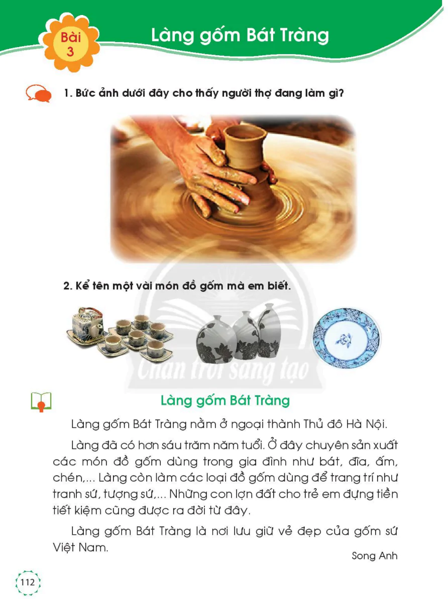Bài 3: Làng gốm Bát Tràng