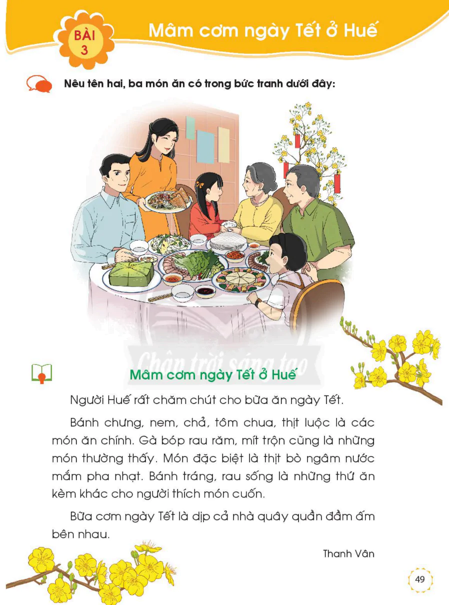 Bài 3: Mâm Cơm Ngày Tết Ở Huế