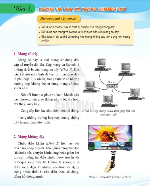 Bài 3. Mạng có dây và mạng không dây