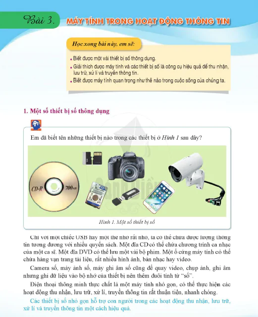 Bài 3. Máy tính trong hoạt động thông tin