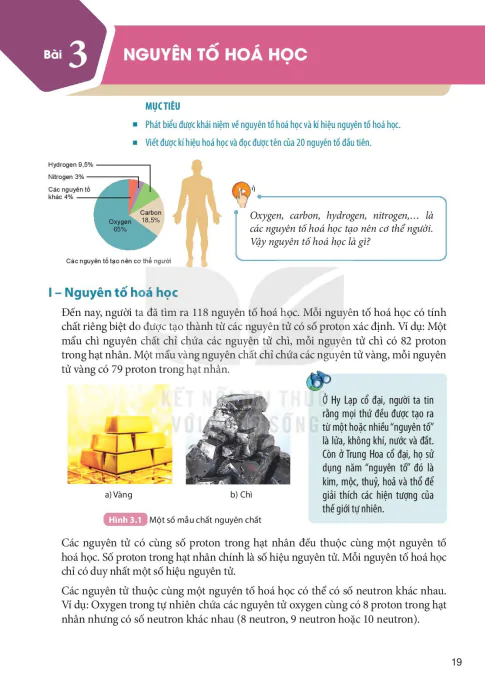 Bài 3: Nguyên tố hóa học