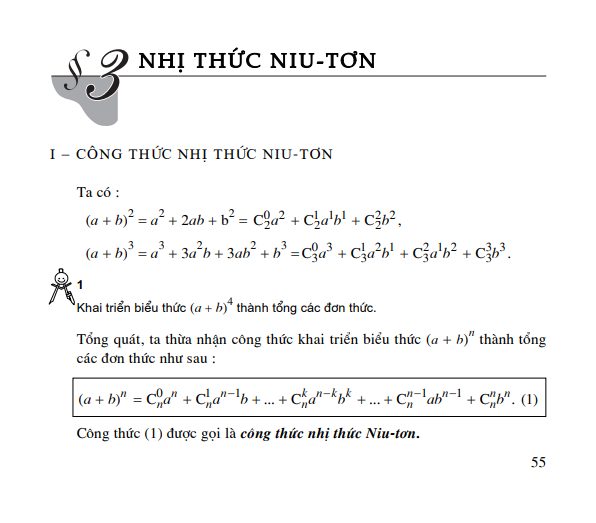 Bài 3: Nhị thức Niu-tơn