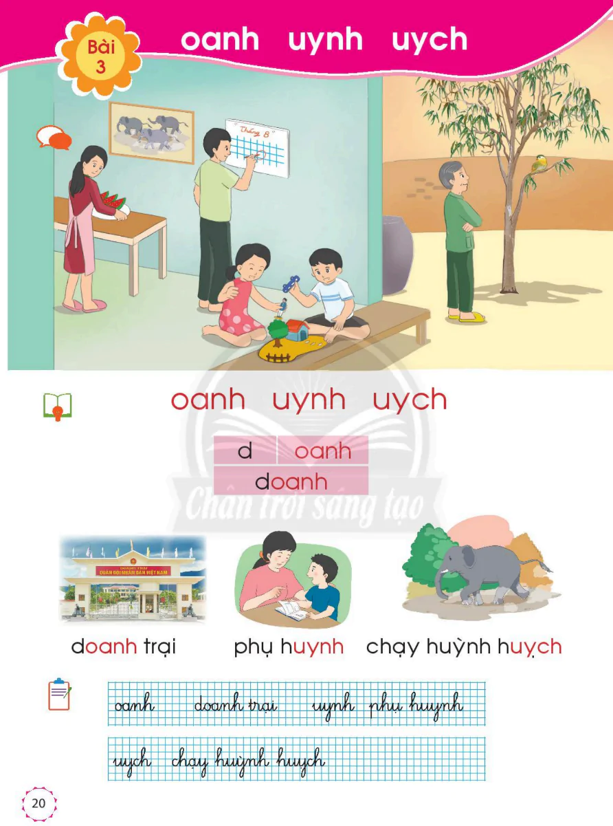 Bài 3: oanh uynh uych
