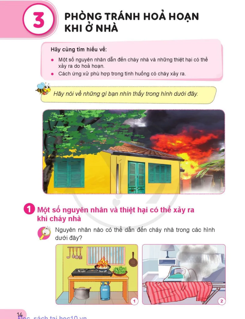 Bài 3: Phòng Tránh Hỏa Hoạn Khi Ở Nhà