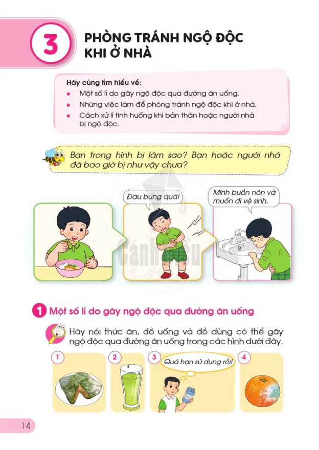 BÀI 3: PHÒNG TRÁNH NGỘ ĐỘC KHI Ở NHÀ