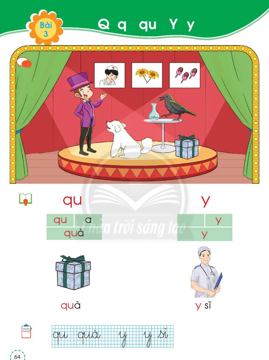 Bài 3: Q q qu Y y