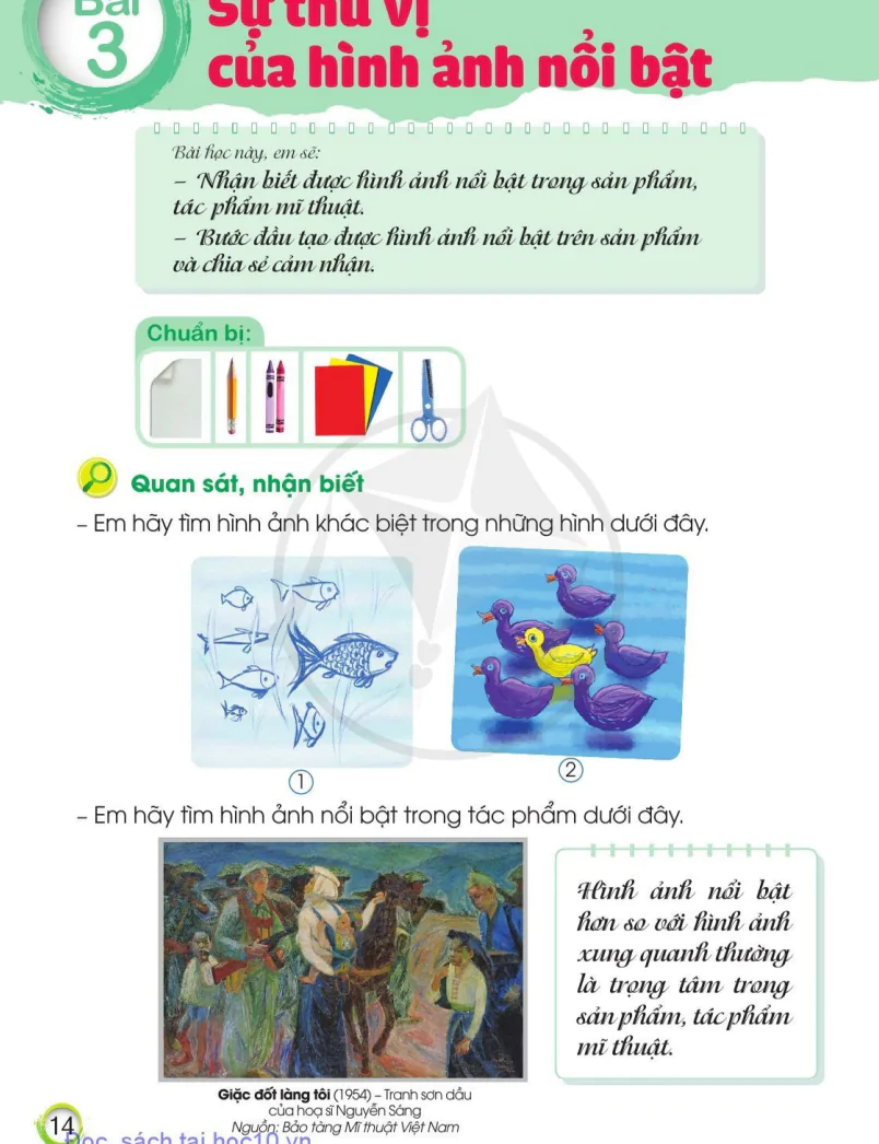 Bài 3: Sự Thú Vị Của Hình Ảnh Nổi Bật