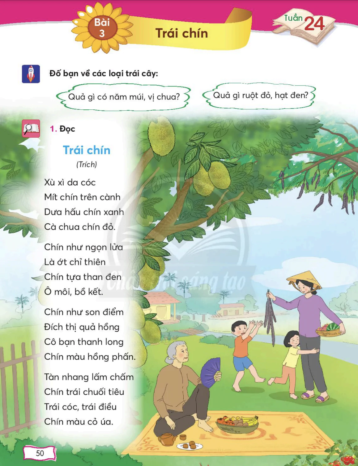 Bài 3: Trái chín