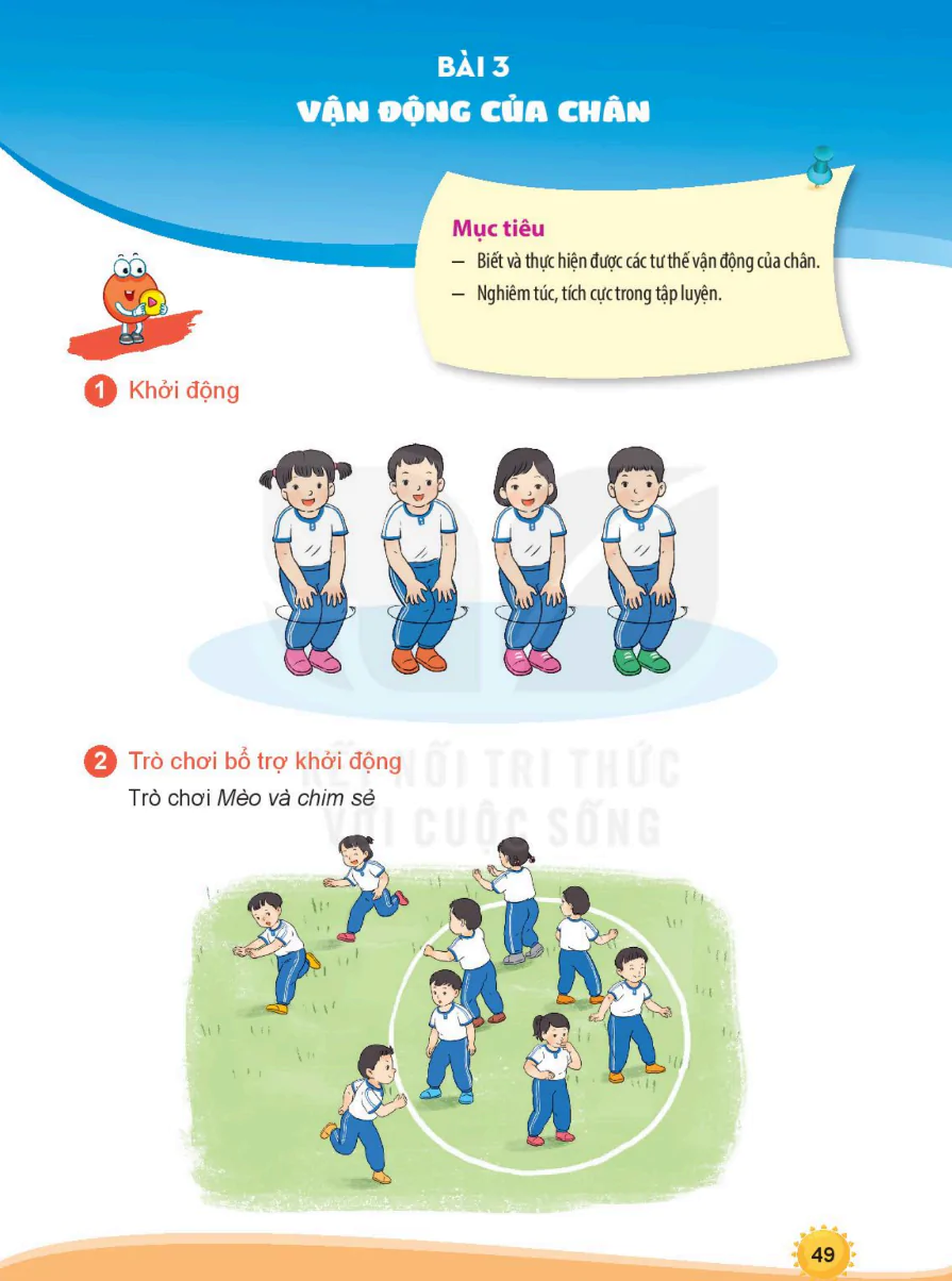 Bài 3: Vận Động Của Chân