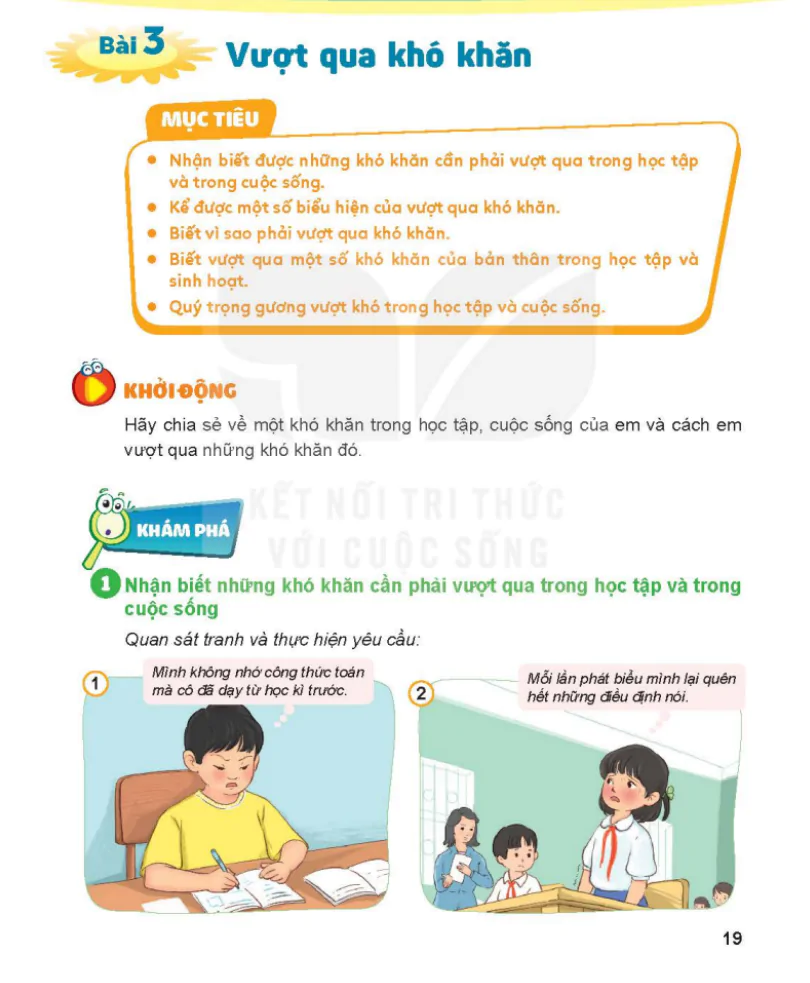 Bài 3: Vượt Qua Khó Khăn