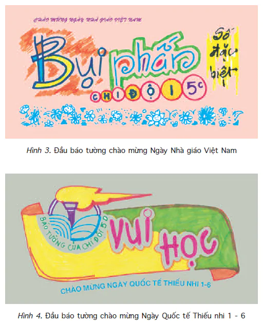Bài 30: Vẽ trang trí - Trang trí đầu báo tường