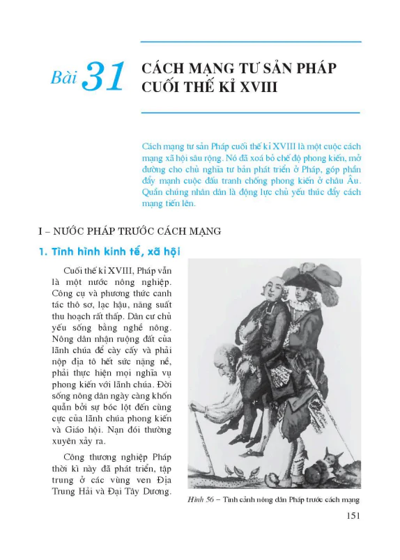Bài 31: Cách mạng tư sản Pháp cuối thế kỉ XVIII