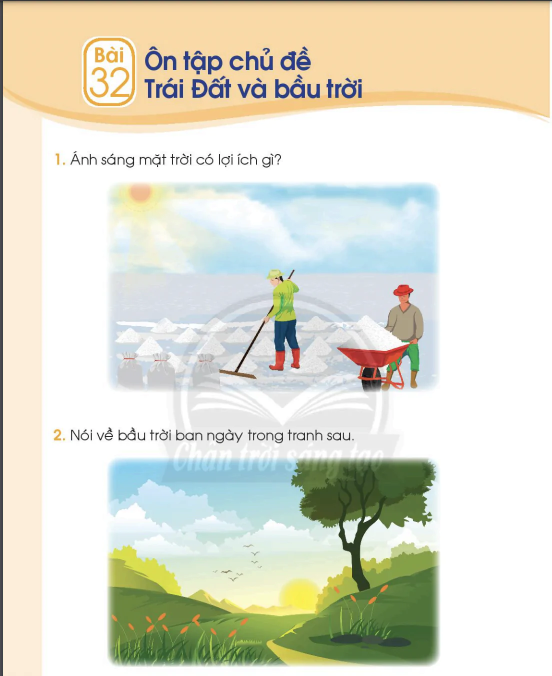 Bài 32: Ôn tập chủ đề Trái đất và bầu trời