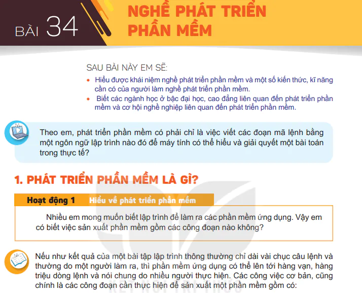 Bài 34: Nghề Phát Triển Phần Mềm