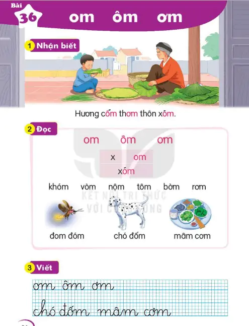 Bài 36: om ôm ơm