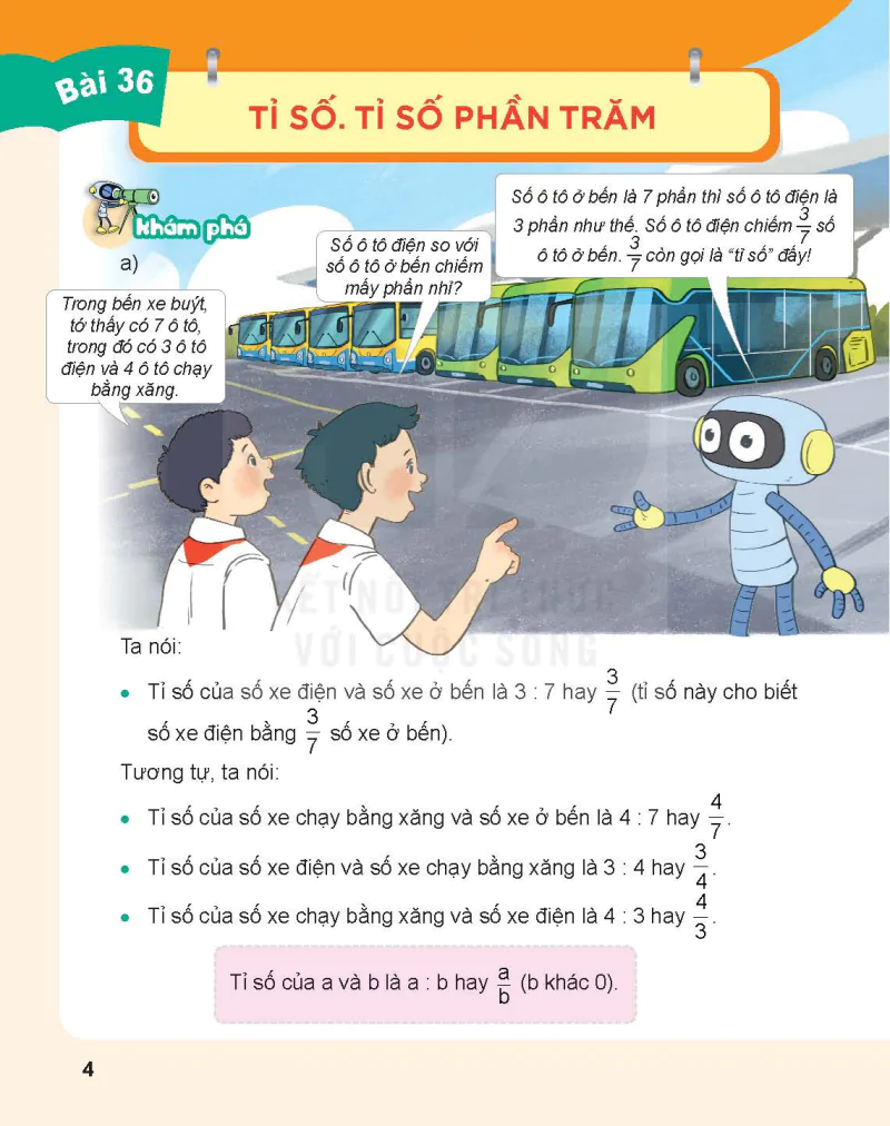 Bài 36. Tỉ số. Tỉ số phần trăm