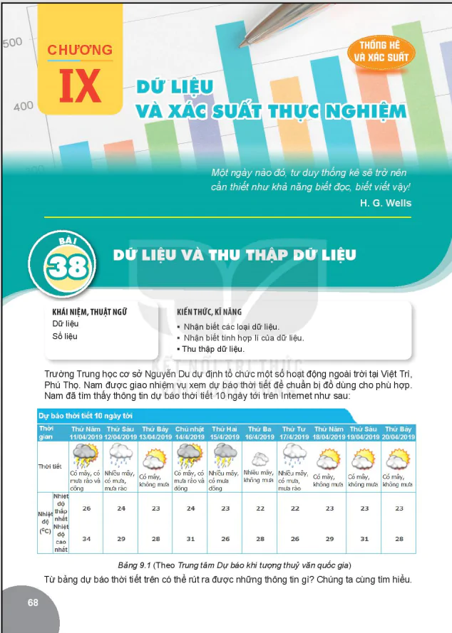 Bài 38: DỮ LIỆU VÀ THU THẬP DỮ LIỆU