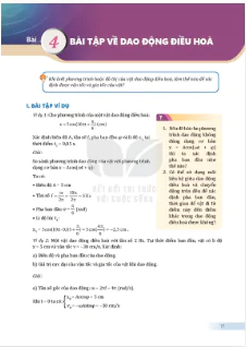 Bài 4: Bài tập về dao động điều hòa
