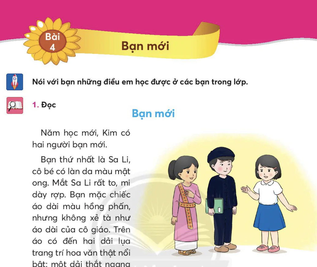 Bài 4: Bạn mới