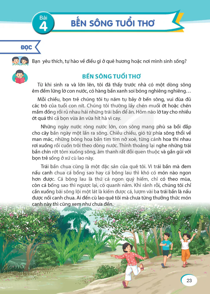 Bài 4: Bến Sông Tuổi Thơ