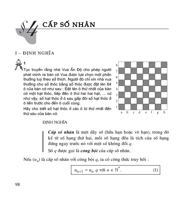 Bài 4: Cấp số nhân