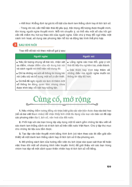 Bài 4 : Củng cố, mở rộng và thực hành đọc