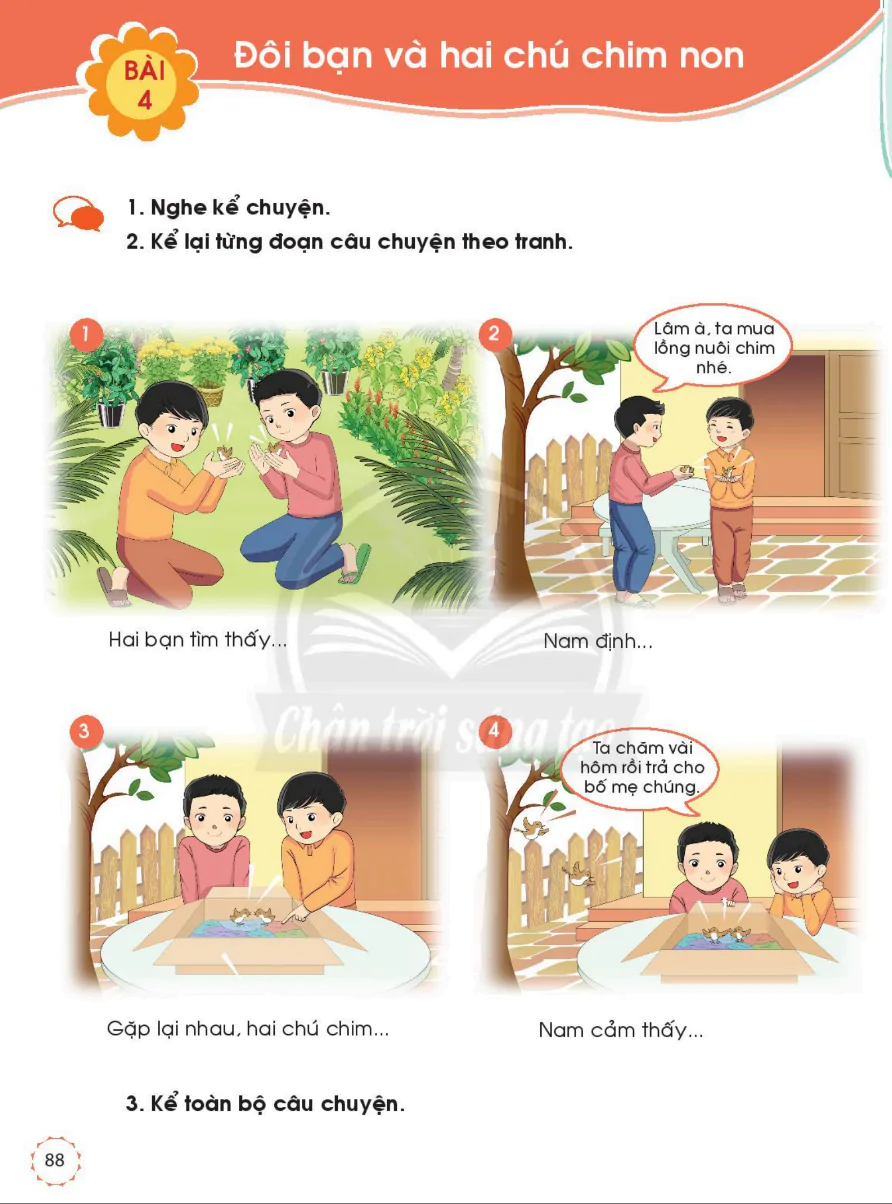 Bài 4: Đôi Bạn Và Hai Chú Chim Non