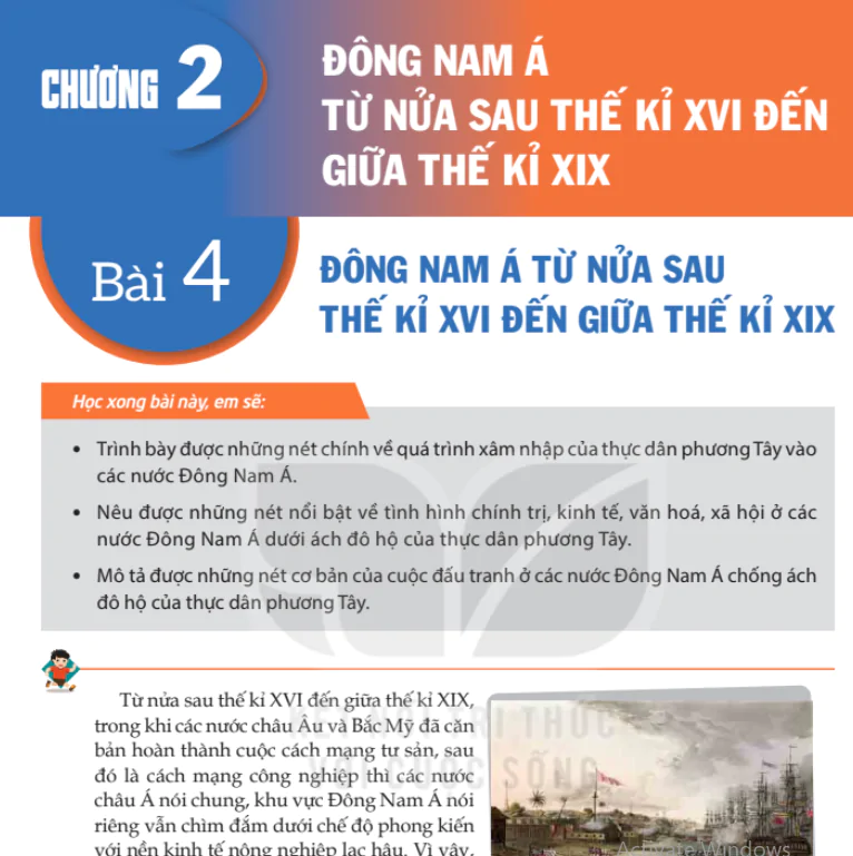 Bài 4: Đông Nam Á từ nửa sau thế kỉ XVI đến giữa thế kỉ XIX