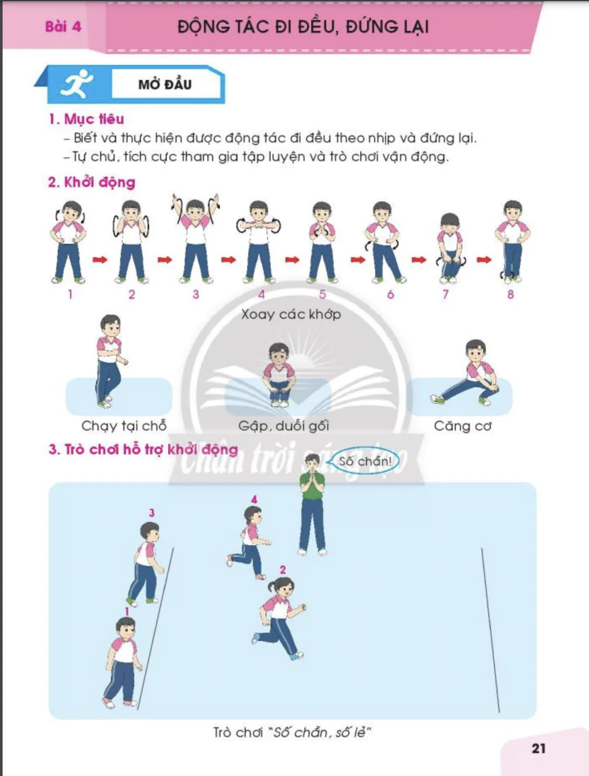 Bài 4: Động tác đi đều đứng lại