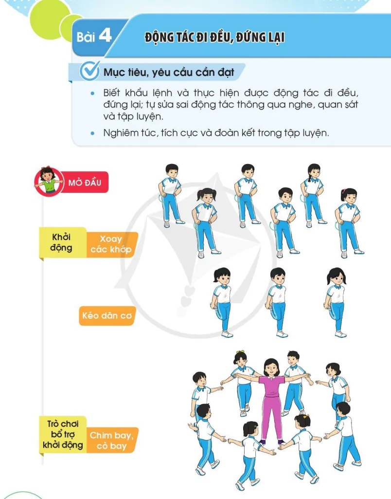 Bài 4: Động Tác Đi Đều, Đứng Lại