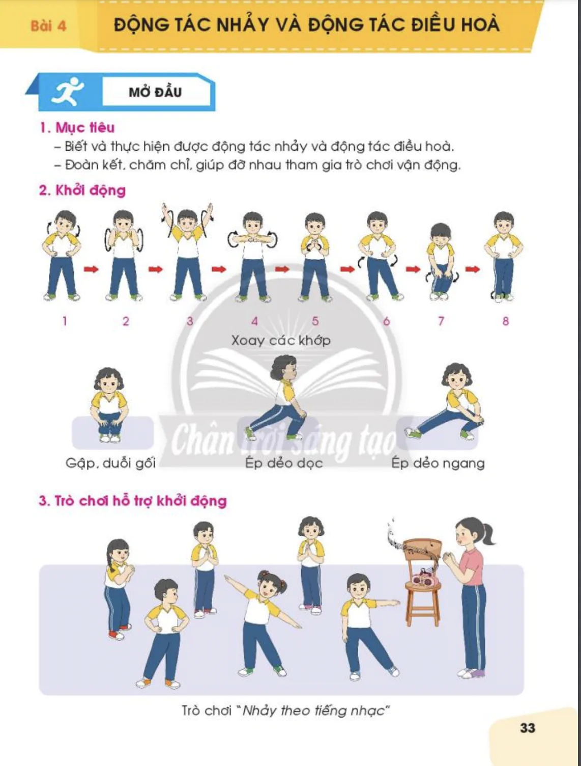 Bài 4: Động tác nhảy và động tác điều hoà