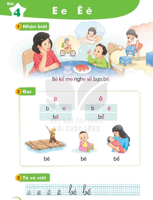 Bài 4: E e Ê ê