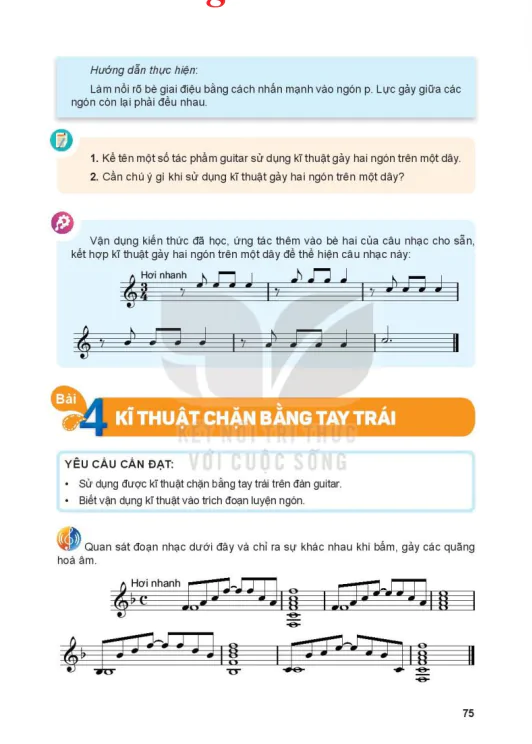 Bài 4: Kĩ thuật chặn bằng tay trái