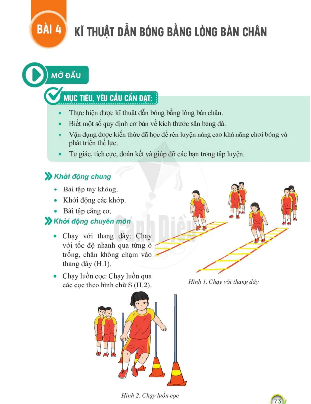BÀI 4. KĨ THUẬT DẪN BÓNG BẰNG LÒNG BÀN CHÂN
