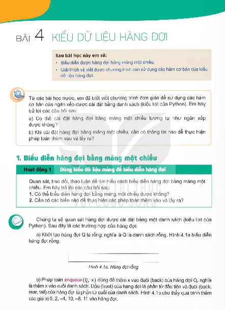 Bài 4: Kiểu Dữ Liệu Hàng Đợi