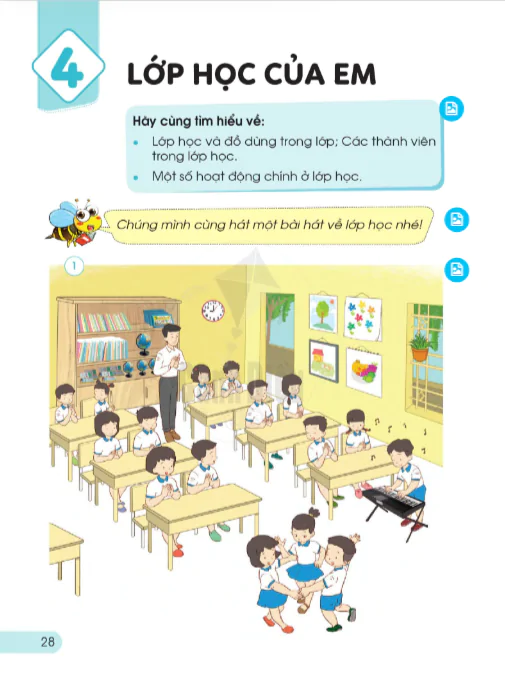 BÀI 4: LỚP HỌC CỦA EM