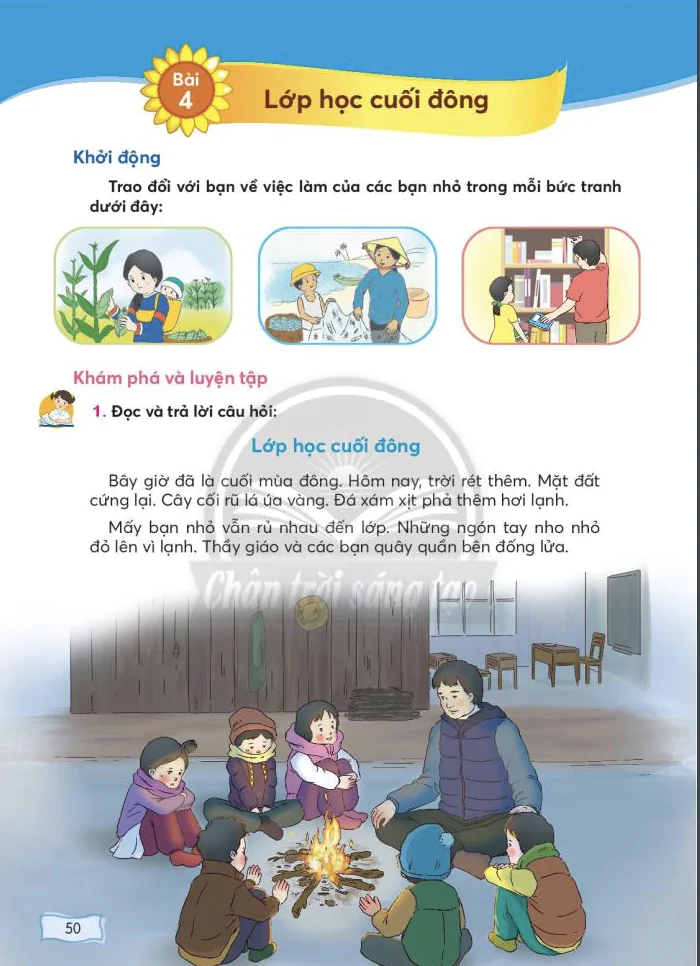 Bài 4: Lớp học cuối đông