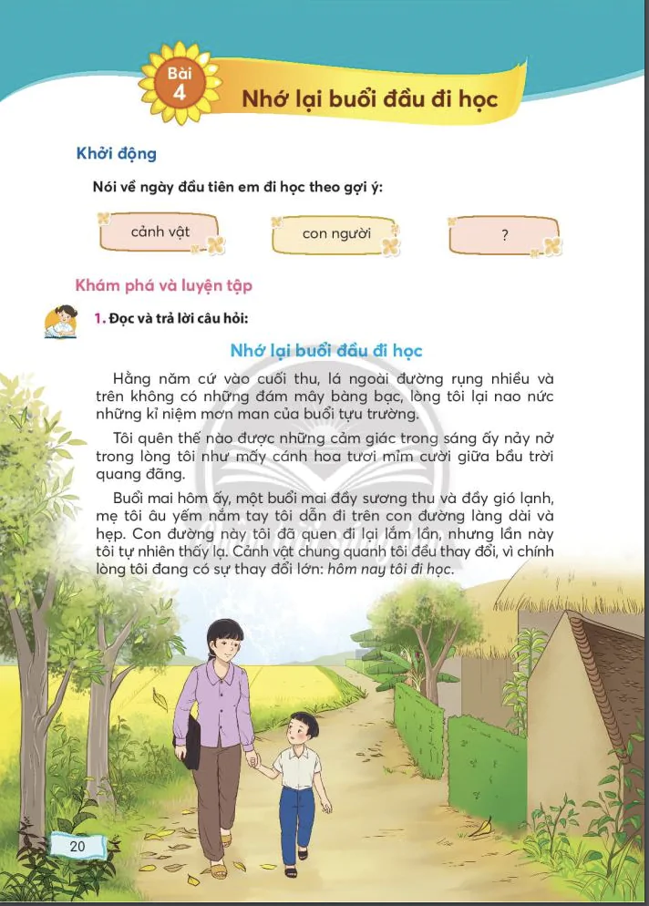 Bài 4: Nhớ lại buổi học đầu tiên