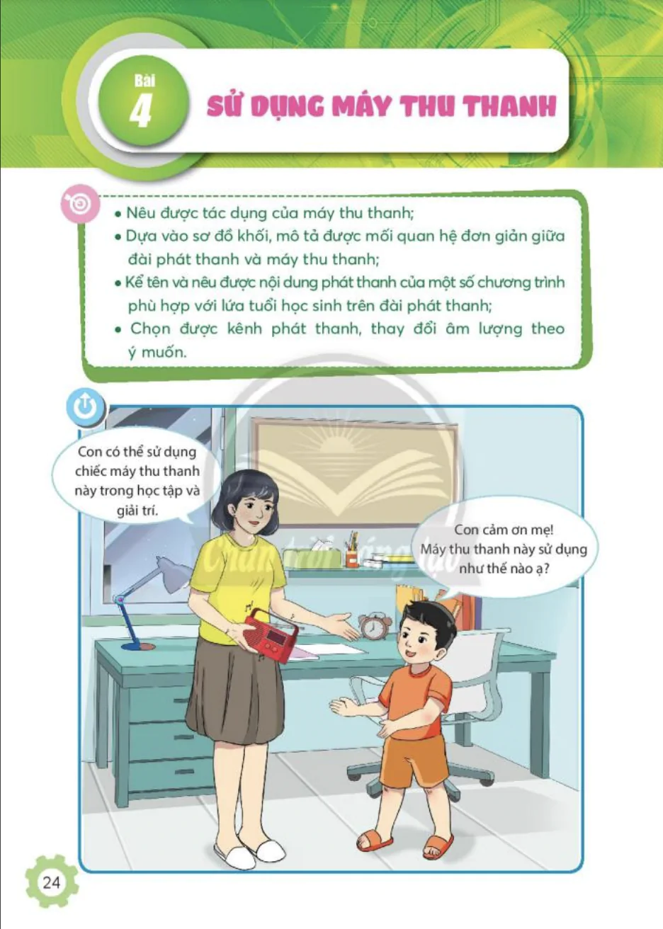 Bài 4: Sử dụng máy thu thanh