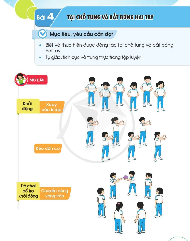 Bài 4: Tại Chỗ Tung Và Bắt Bóng Hai Tay