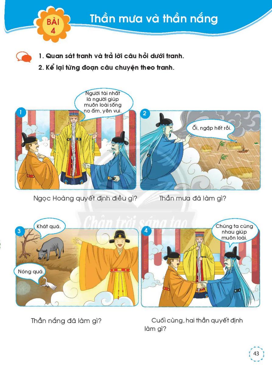 Bài 4: Thần Mưa Và Thần Nắng