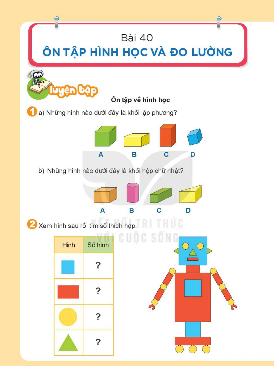 Bài 40: Ôn Tập Hình Học Và Đo Lường