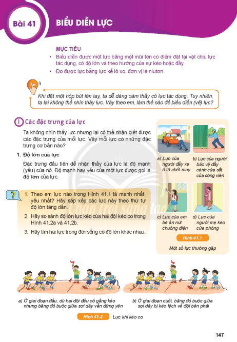 Bài 41: BIỂU DIỄN LỰC