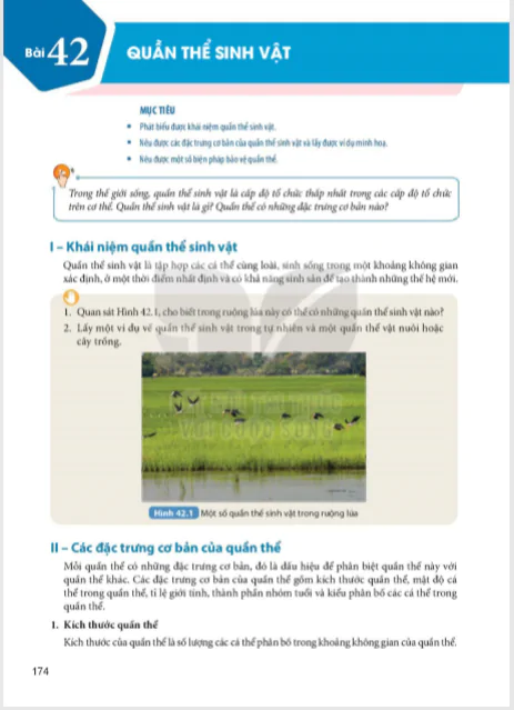 Bài 42 : Quần thể sinh vật
